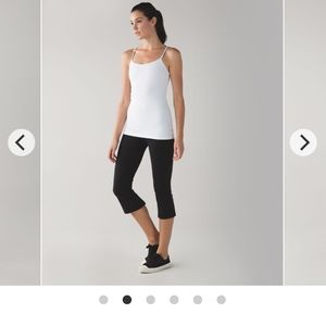 Lululemon-Gather & Crow Crops-NWT-Sz 6 -Black